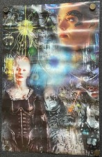 Poster From Star Trek Magazine. Borg Queen, Seven Of Nine. Italian 84cm X 55cm