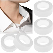 5 Rolls Self-Adhesive Shirt Collar Protector Collar Protector Sweat Pads Armpit