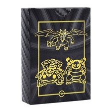 55 szt. Pudełko Pokemon Metalowe karty Czarne złoto Folia / Tęczowy wzór (wzór)