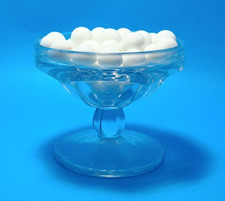 Sherbet Glass Adorned with White Marbles