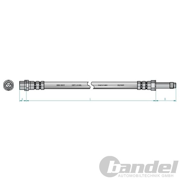 2X Nk BremsschlÄUche Vorne Passend FÜR Audi A4 A5 | 8547134-image