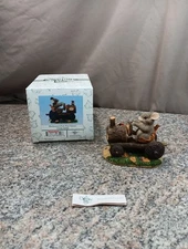 Vintage Charming Tails Fitz And Floyd Mackenzie's Putt-Putt Tractor 85/881 W/Box