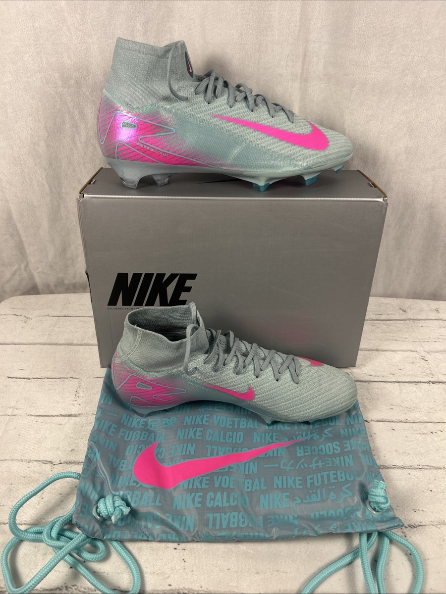 NEW Nike ZM Superfly 10 Elite FG Men's Size 11 Ocean Cube/Pink