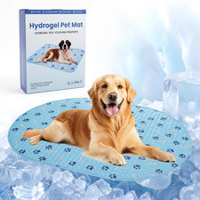 Dog Cooling Mat, Patented Gel Cooling Dog Bed, Non-Slip Waterproof Gel Cooling P