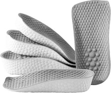 3Pairs Height Increase Insoles - Invisible Heel Lift Inserts for Men  Women, Sh