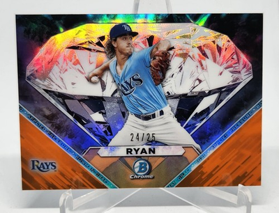 #ad 2020 Bowman Draft Joe Ryan Applied Pressure Orange Refractor RC #d 24 25 #APJR $26.99