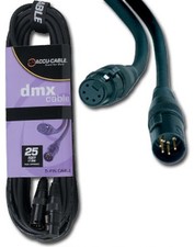 American DJ AC5PDMX100 Polyvinyl Chloride 5-Pin Dmx Cable Dufoil 100 Feet Copper