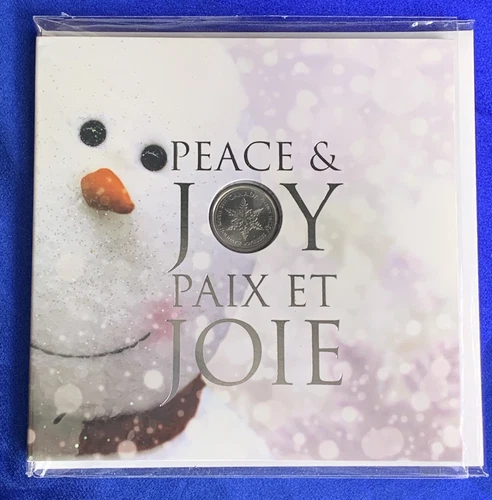2011 Canada Peace & Joy UNC Coin Set with Christmas Snowflake Quarter - Picture 1 of 4