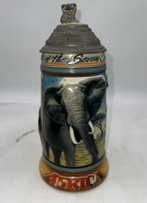 Anheuser-Busch Animals of the Seven Continents Africa Stein Elephant