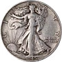 1945-S Walking Liberty Half Dollar Nice Circ - Great Set Builder - STOCK
