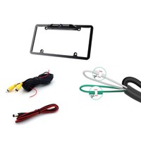 Car Rear View Camera License Plate Frame Reverse Led Night Vision Backup Camera