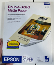 EPSON Matte Paper Double-Sided Matte Paper 50 Sheets 8.5x11"