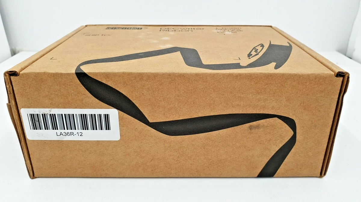 DECWRITER DIGITAL LA36R-12 caja de 12 CINTAS para LA36 - CAJA SELLADA GENUINA