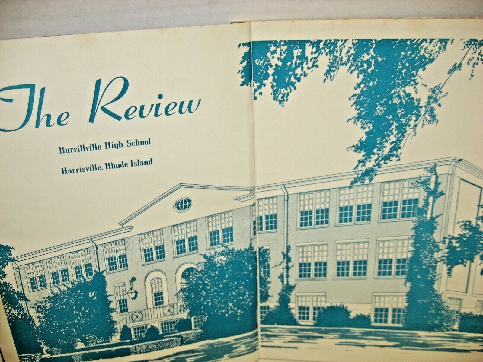 1958 Review, Burrillville High School, Harrisville, Rhode Island