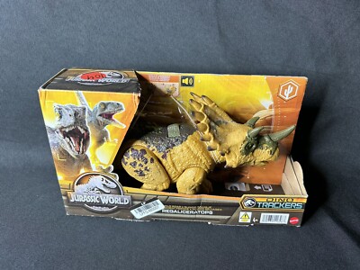 Jurassic World Dino Trackers Wild Roar Regaliceratops Figure 2023 New!