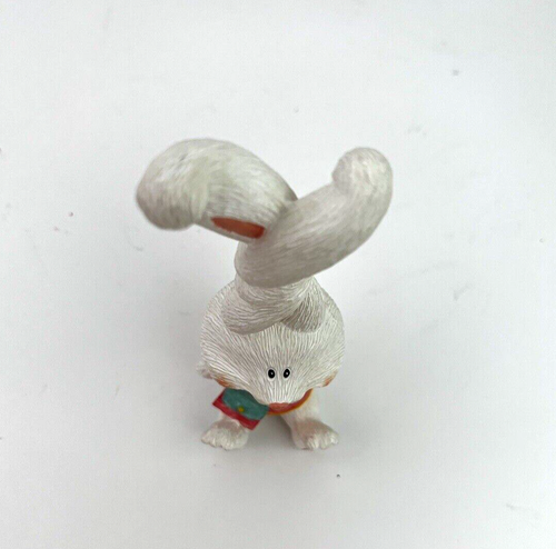 Gedrehtes Ohr weiß Osterhase Hase Resin Figur - Bild 5 von 6
