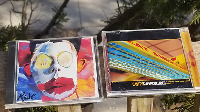 2 VINTAGE  CDs  CAVITY SUPERCOLLIDER  RIDE GOING BLANK AGAIN