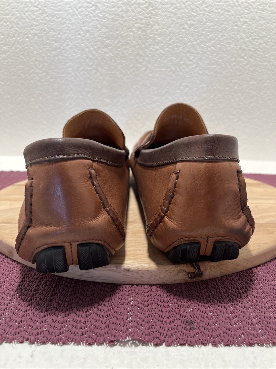 Brown leather Saks Fifth Avenue Driving Loafer size 8.5 M Saks Fifth Avenue Brown Leather Drivers Loafers Shoes Men main image 3