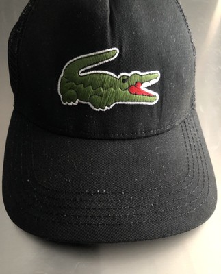 lacoste big logo cap