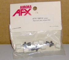 NEW OLD STOCK "3" AFX TURBO REAR AXLE,GEAR, WHEELS