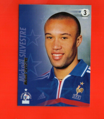 Carte Panini Mickaël Silvestre - Équipe De France 1998-2002 - N°56 - Collection Football Vintage