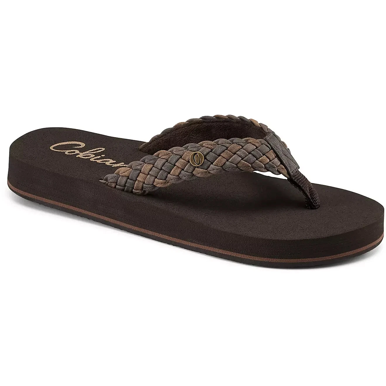 New Women's Chocolate Cobian Braided Bounce Flip Flops Sandals Size 9
Opens in a new window or tab