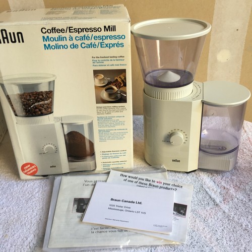 Vintage KRUPS BREWMASTER 12 CUP COFFEE MAKER BRAUN KMM30 ESPRESSO MILL