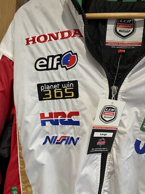 LCR Honda ジャケット Lサイズ Vintage Honda LCR Moto GP Racing Team Nylon Red White Jacket Large