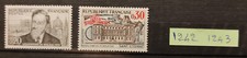 timbres france neuf** année 1960 n°1242 1243