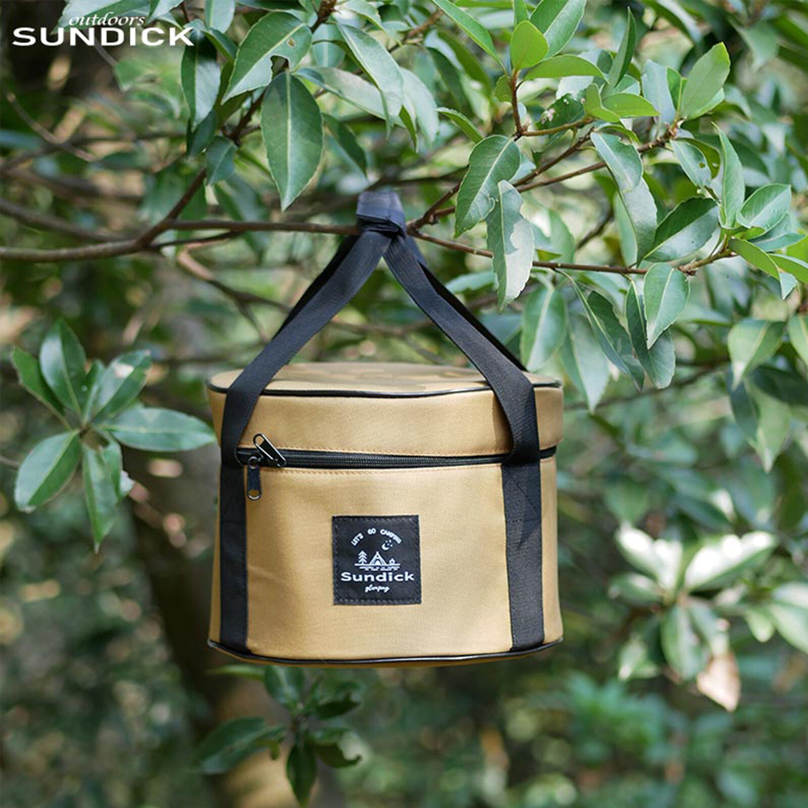 Sac De Rangement Pour Couverts Et Ustensiles De Camping - Tissu Mesh Orange, Idéal BBQ Et Pique-nique