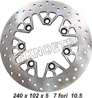Teknoetre Piaggio Beverly 300/400 2021-2023 Original-Design Hintere Bremsscheibe