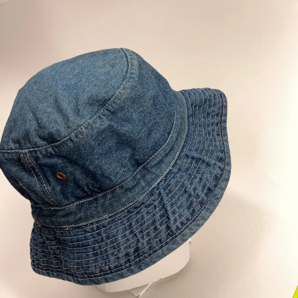 Retro The Gap Denim Jean Bucket Sun hat size Small