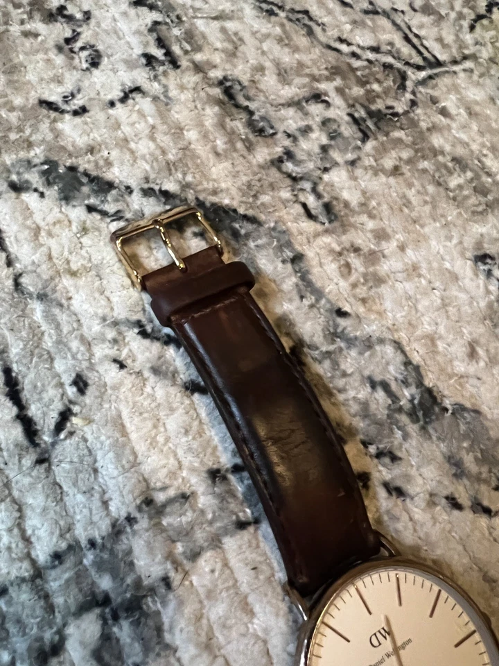 Reloj para hombre Daniel Wellington esfera blanca cara caja oro rosa - 40 mm Foto 3 de 4