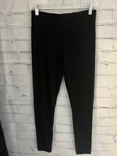 No Boundaries Solid Black Soft Leggings STRETCH EUC Junior's M 7/9 