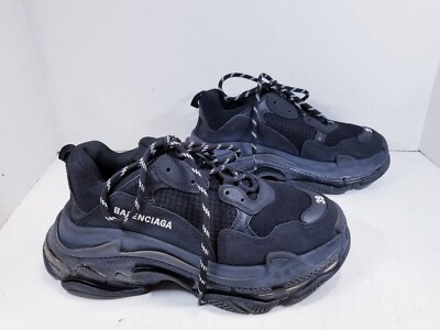 Balenciaga Sneakers Triple S Clear Sole SZ E 39 (US6) Black | eBay