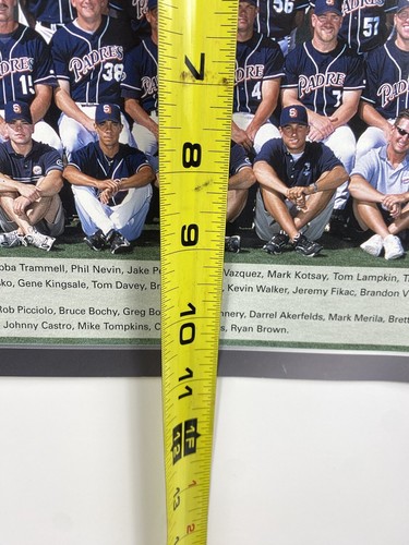 MLB 2002 San Diego Padres Team Wienerschnitzel Poster - Picture 9 of 11