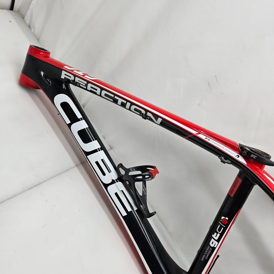 Bicicleta MTB de fibra de carbono CUBE REACTION quadro de carbono tamanho S/39 CM - Imagem 2 de 4