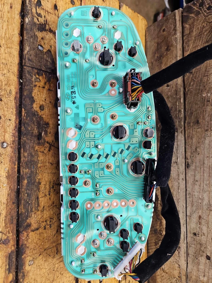 01-03 HYUNDAI ELANTRA Velocímetro Cluster Analógico Ph Kph Rpm Temperatura del Aceite de Combustible Fabricante de Equipo Original Foto 4 de 4