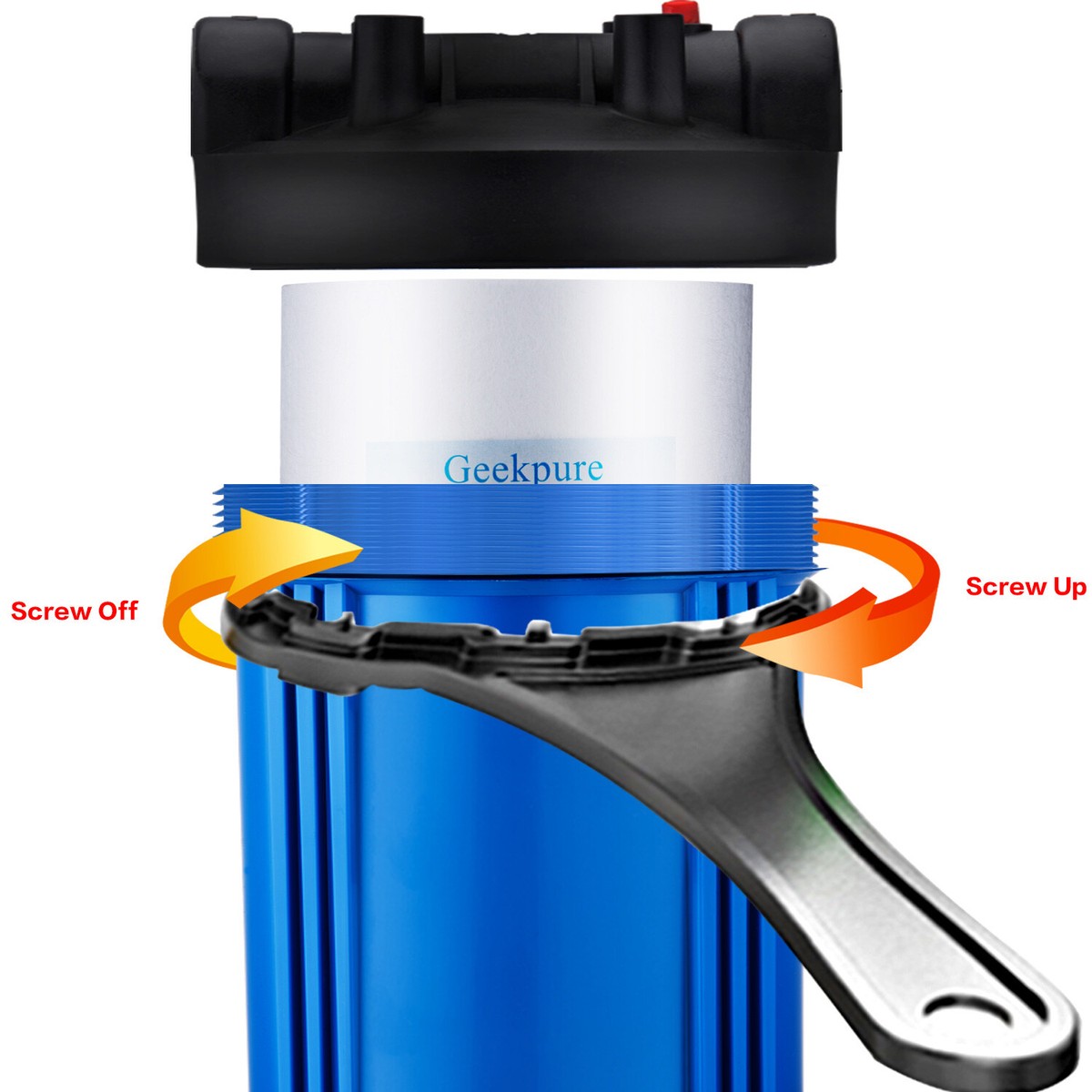 FILTRO ACQUA SISTEMA CARTUCCIA NW-BR10A FILTRAZIONE 1" 32.89MM - Foto 9