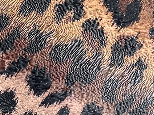 12D Pelle di vitello liscia macchiata leopardo – Sp. 1,5 MM - Foto 11 di 13