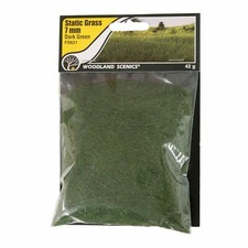 Woodland Scenics New 2024 Static Grass Dark Green 7mm FS621