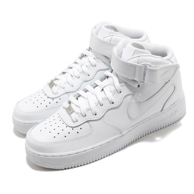 Nike Air Force 1 Mid 07 Triple White Men Classic Casual Shoes Sneaker  CW2289-111 | eBay