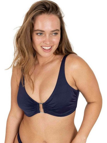 BNWT Dorina Santana Non Padded Bikini Top Blue Sizes - Picture 3 of 3