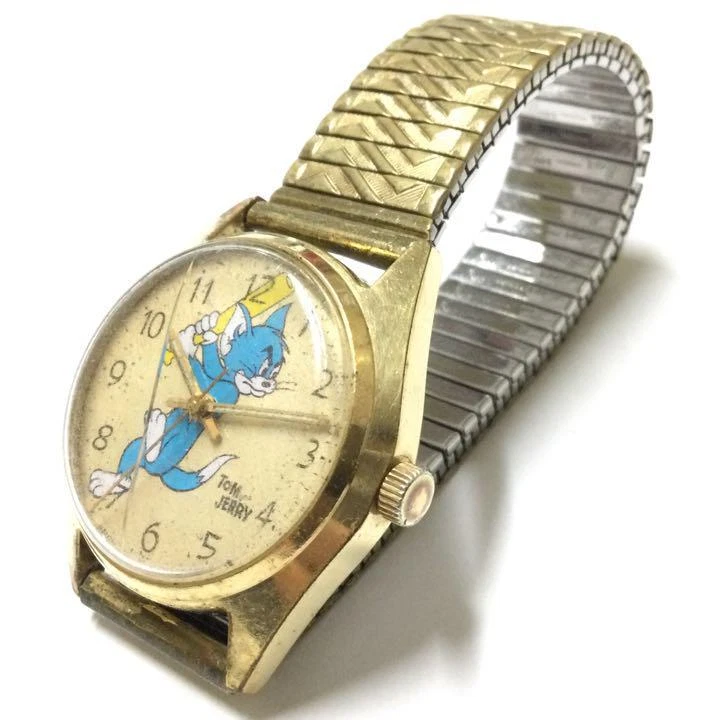 Men s hand wound Seiko Tom and Jerry wristwatch Free Shipping eBay