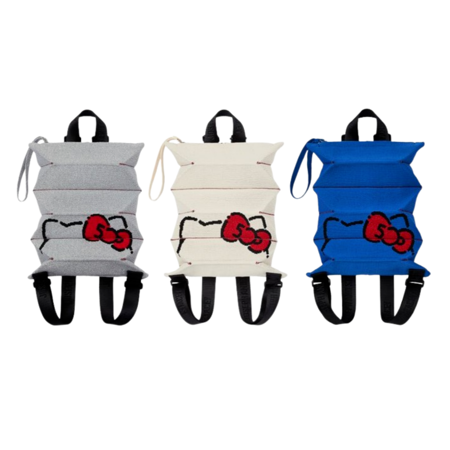 Hello Kitty x Joseph&Stacey 50th Anniversary Lucky Pleats Knit Backpack XS