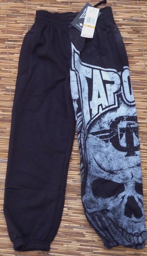 BOYS TAPOUT BLACKEST GRAPHIC LOGO COTTON/POLY FLEECE SWEATPANTS LIST $38 - Picture 8 of 9