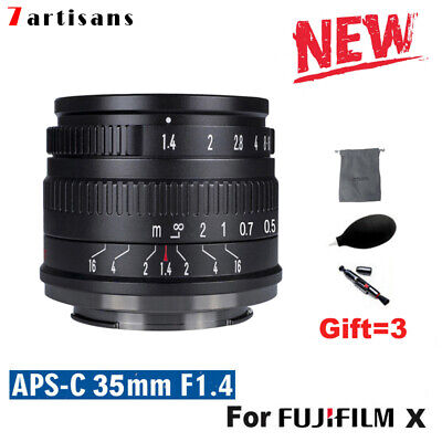 7artisans 35mm F1.4 II APS-C MF Lens for Fuji X Mount Camera X-Pro3 X-Pro2  X-T3 | eBay