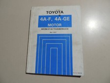 Toyota Corolla E9 MR2 W1 Celica T16 Werkstatthandbuch Motor 1,6L Ausg. 05.1987