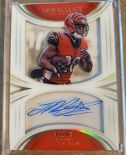 2018 AUTO IMMACULATE Joe Mixon /99 MINT