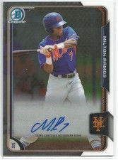 Milton Ramos Baltimore Orioles 2015 Bowman Chrome Autograph